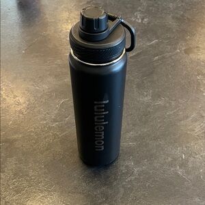 Lululemon Black Water Bottle